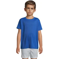 SPRINT KIDS SPORTS T-SHIRT / Niebieski S04773-RB-XL