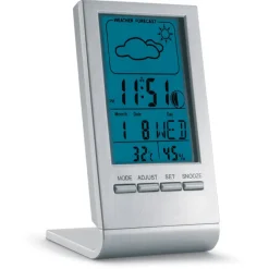 Stacja pogodowa z LCD / Srebrny KC6460-14