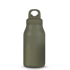 Stalowa butelka Sagaform Truls z poręcznym zatrzaskiem (z recyklingu) 500 ml / Dried Green LT52135-N0049