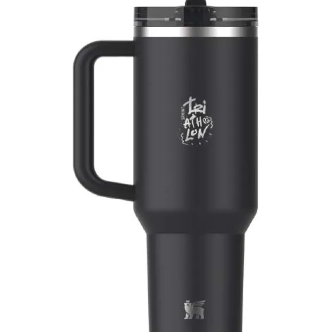 Stanley Quencher® ProTour 1180 ml termoizolowany kubek ze słomką, wykonany z recyklingowanej stali nierdzewnej / Czarny 10097990