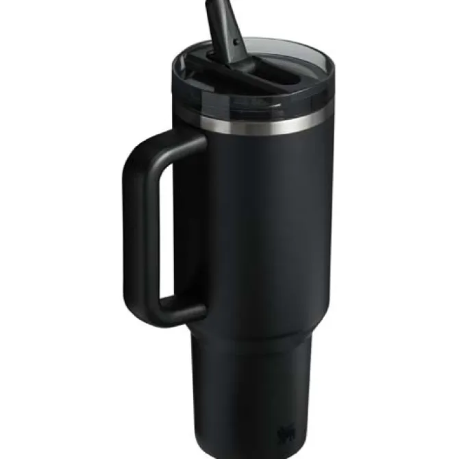 Stanley Quencher® ProTour 1180 ml termoizolowany kubek ze słomką, wykonany z recyklingowanej stali nierdzewnej / Czarny 10097990