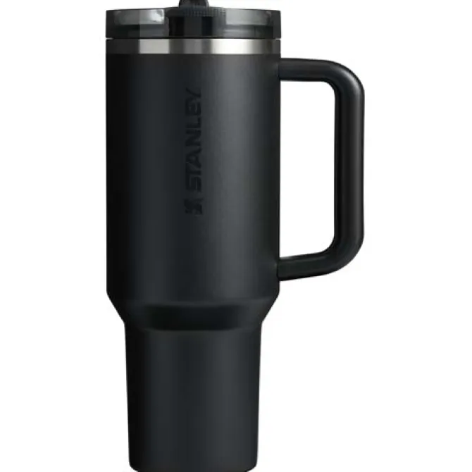 Stanley Quencher® ProTour 1180 ml termoizolowany kubek ze słomką, wykonany z recyklingowanej stali nierdzewnej / Czarny 10097990