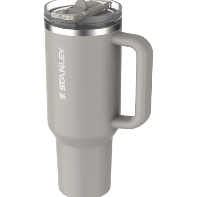 Stanley Quencher® ProTour 1180 ml termoizolowany kubek ze słomką, wykonany z recyklingowanej stali nierdzewnej / Szary 10097982