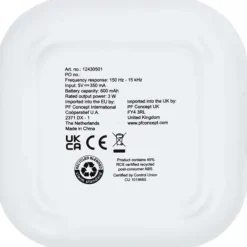 Stark głośnik Bluetooth® 2.0 o mocy 3 W z tworzyw sztucznych pochodzących z recyklingu z certyfikatem RCS / Biały 12430501