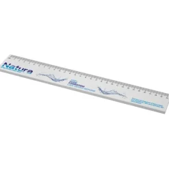 Sticky-Mate® recycled sticky notes with printed 30 cm ruler / Biały 21301011