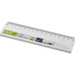 Sticky-Mate® samoprzylepne karteczki z recyklingu z nadrukowaną linijką / Biały 21261022