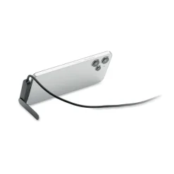 stojak na telefon z kablem USB-C o / Czarny MO3192-03