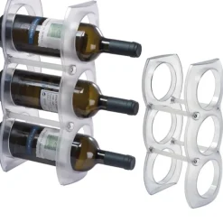 Stojak na wino MONTEGO BAY / Biały 837806