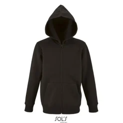STONE Dziecięcy hoodie / Czarny / Czarny opal S02092-BK-XXL