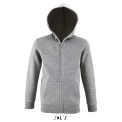 STONE Dziecięcy hoodie / Szary Melanż 2 S02092-GY-3XL