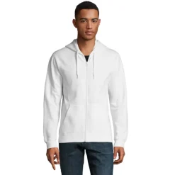 STONE UNI HOODIE 260g / Bialy S01714-WH-XL