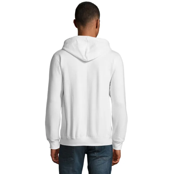 STONE UNI HOODIE 260g / Bialy S01714-WH-XS