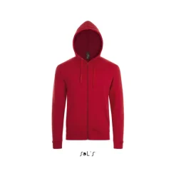 STONE UNI HOODIE 260g / Czerwony S01714-RD-XS