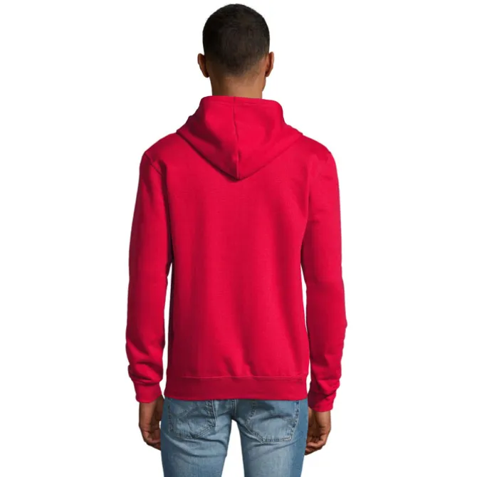 STONE UNI HOODIE 260g / Czerwony S01714-RD-XL