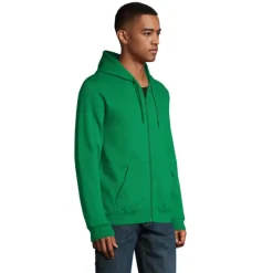 STONE UNI HOODIE 260g / Zielony S01714-KG-L