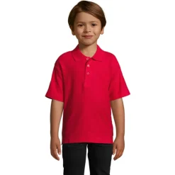 SUMMER II Dziecięce POLO / Czerwony S11344-RD-XL