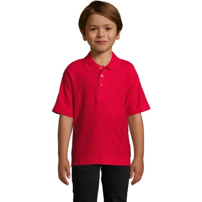 SUMMER II Dziecięce POLO / Czerwony S11344-RD-XXL