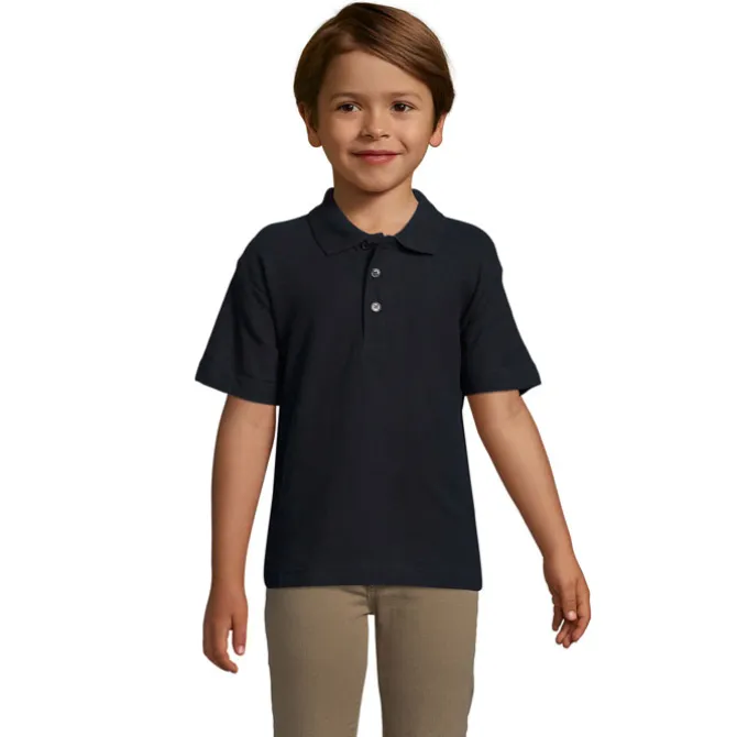 SUMMER II Dziecięce POLO / Granatowy S11344-NY-4XL