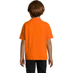 SUMMER II Dziecięce POLO / Pomaranczowy S11344-OR-4XL