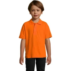 SUMMER II Dziecięce POLO / Pomaranczowy S11344-OR-XXL