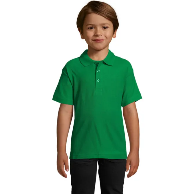 SUMMER II Dziecięce POLO / Zielony S11344-KG-L