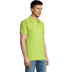 SUMMER II Męskie POLO 170g / Apple Green S11342-AG-S