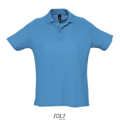 SUMMER II Męskie POLO 170g / Aqua S11342-AQ-XS