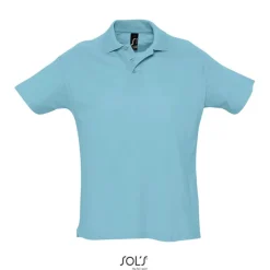 SUMMER II Męskie POLO 170g / Atoll blue S11342-AL-L