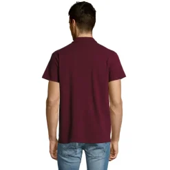SUMMER II Męskie POLO 170g / Burgundy S11342-BG-M