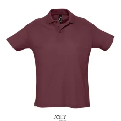 SUMMER II Męskie POLO 170g / Burgundy S11342-BG-XL