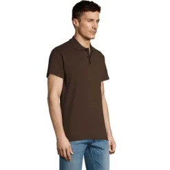 SUMMER II Męskie POLO 170g / Chocolate S11342-CH-L