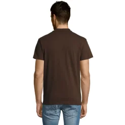 SUMMER II Męskie POLO 170g / Chocolate S11342-CH-M