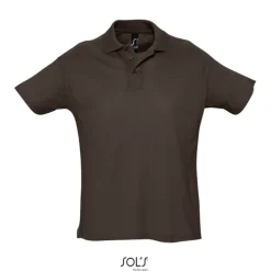 SUMMER II Męskie POLO 170g / Chocolate S11342-CH-XL