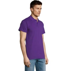 SUMMER II Męskie POLO 170g / Dark purple S11342-DA-XXL