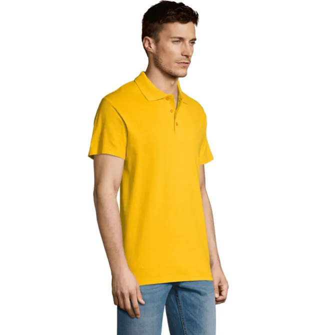 SUMMER II Męskie POLO 170g / Dorado S11342-GO-XL