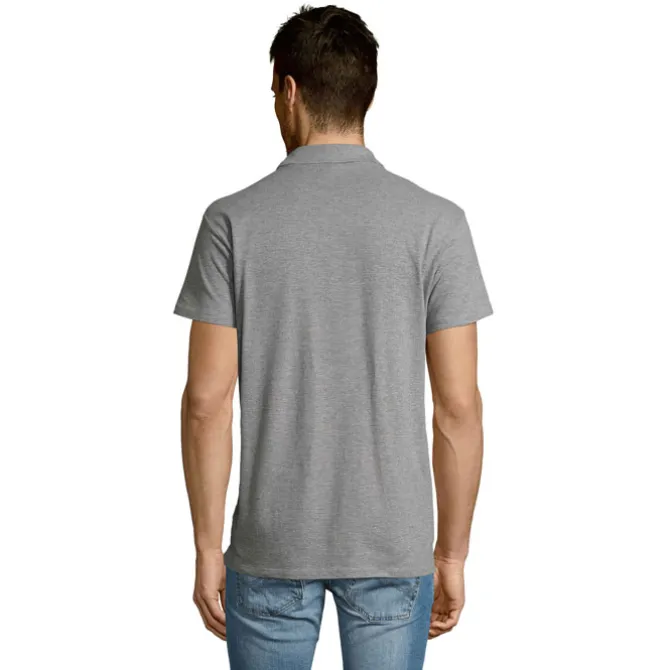 SUMMER II Męskie POLO 170g / Grey melange S11342-GY-XS