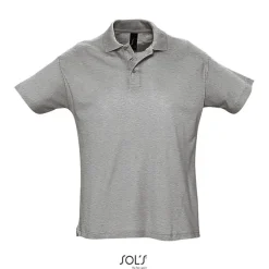 SUMMER II Męskie POLO 170g / Grey melange S11342-GY-XS