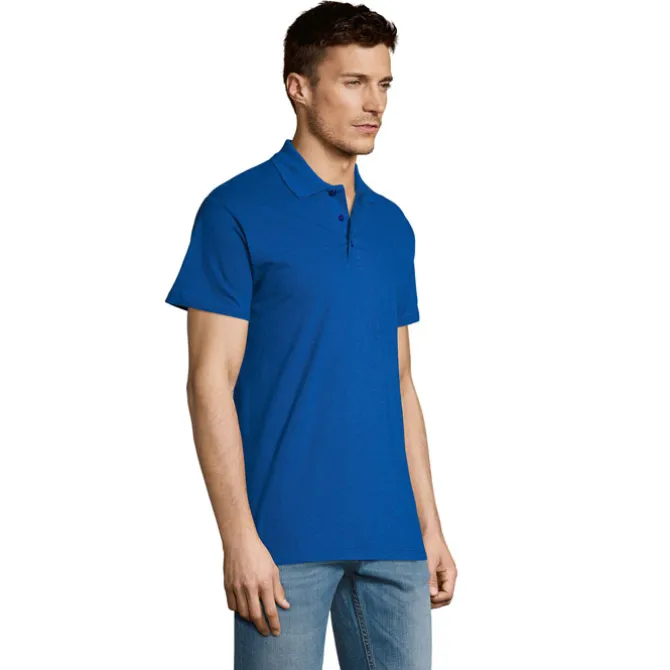 SUMMER II Męskie POLO 170g / Niebieski S11342-RB-XS