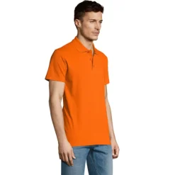 SUMMER II Męskie POLO 170g / Pomarańczowy S11342-OR-L