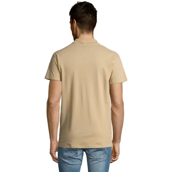SUMMER II Męskie POLO 170g / Sand S11342-SA-L