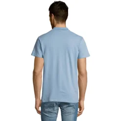 SUMMER II Męskie POLO 170g / Sky blue S11342-SP-S