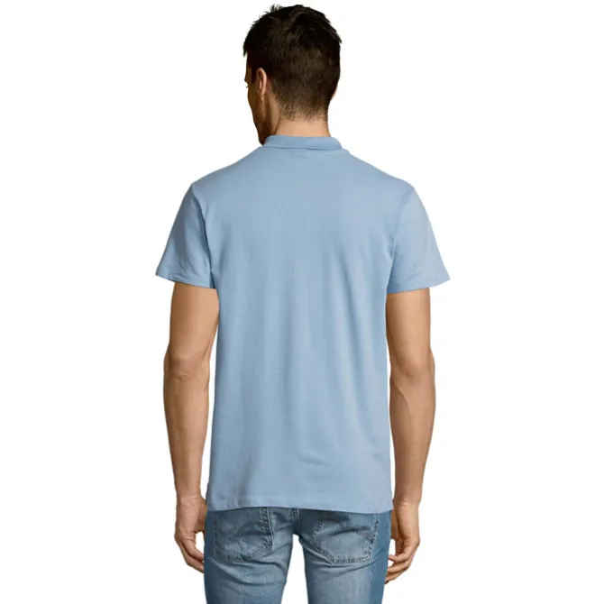 SUMMER II Męskie POLO 170g / Sky blue S11342-SP-XXL