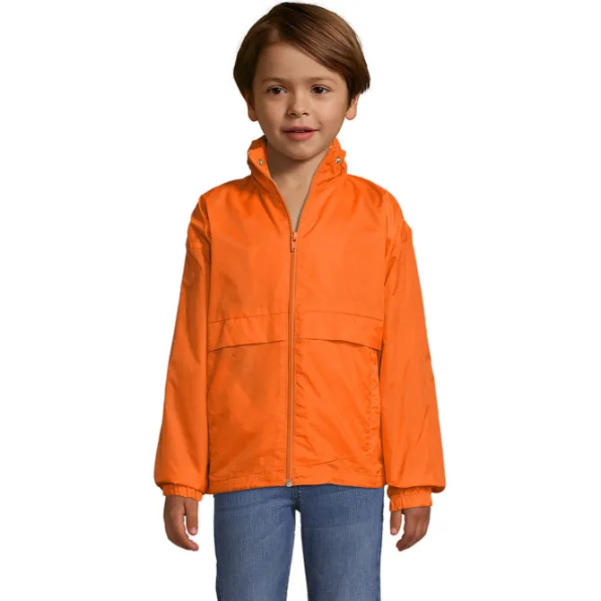 SURF KIDS WINDBREAKER 210g / Pomaranczowy S32300-OR-XL