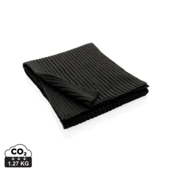 Szalik z dzianiny AWARE™ Polylana® / Czarny P453.441