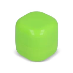 Sześcienny balsam do ust z recyklingu ABS / Jasnozielony LT90484-N0032