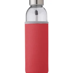 Szklana butelka 500 ml / Czerwony V0939-05