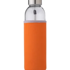 Szklana butelka 500 ml / Pomarańczowy V0939-07
