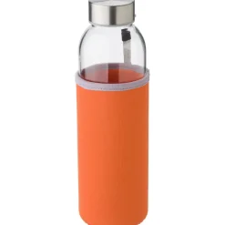 Szklana butelka 500 ml / Pomarańczowy V0939-07