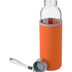Szklana butelka 500 ml / Pomarańczowy V0939-07