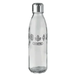 Szklana butelka 650 ml / Przezroczysty szary MO9800-27